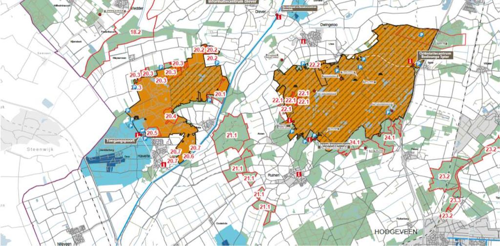 Daaronder vallen alle projecten die nodig zijn om de natuurkwaliteit (met name N2000-gebieden) voor 2027 op orde te brengen zoals afgesproken in het Decentralisatie-akkoord Natuur uit 2011-2012.