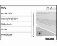 POI-pictogrammen Selecteer MENU op de interactieve selectiebalk en selecteer vervolgens Iconen 'POI's' weergeven om het betreffende submenu weer te geven.