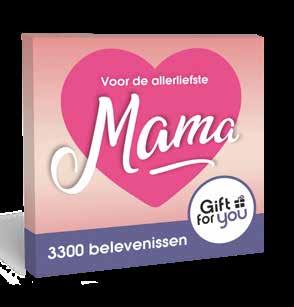 Je ontvangt deze Deelnemende resorts: GiftForYou - Mama Meer dan 3.300 cadeaus in 1 met deze speciale editie voor mama.