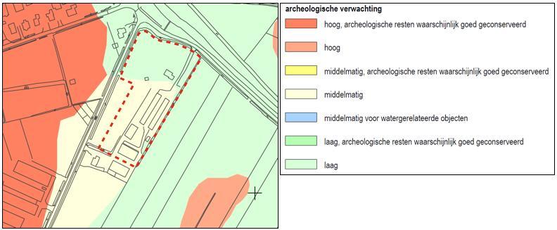 Figuur 5.2 Gemeentelijke archeologische beleidsadvieskaart (Bron: Gemeente Haaksbergen) 5.7.1.