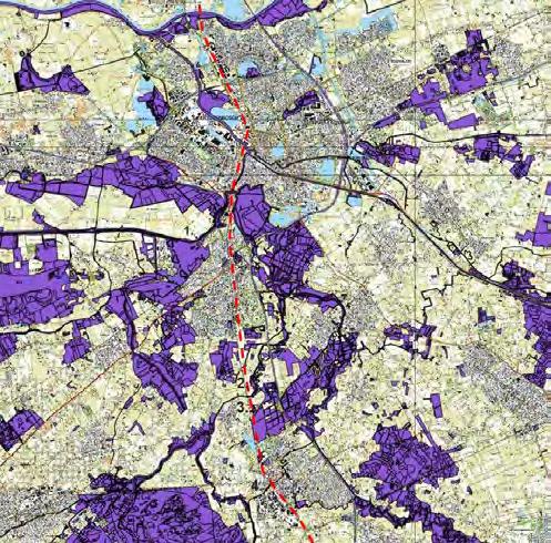 Effecten NNN Provincie Noord-Brabant Het gehele tracé van het project PHS Meteren Boxtel in de provincie Noord-Brabant wordt hier beschouwd.