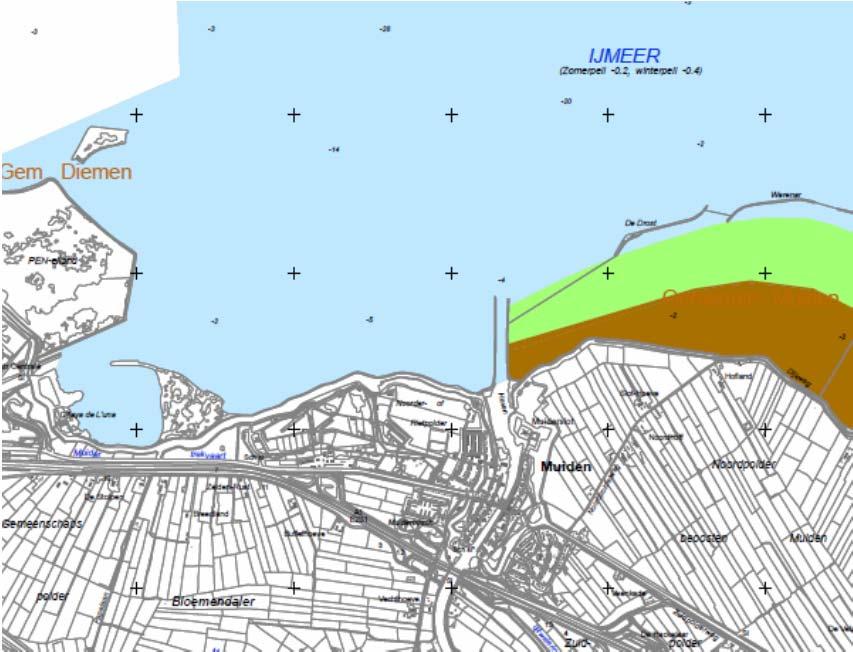 14 Habitattoets Bouwontwikkeling KNSF terrein 3 Het Natura 2000 gebied Figuur 3. Nauwkeurige grens van Natura 2000 gebied Markermeer & IJmeer t.o.v. plangebied.