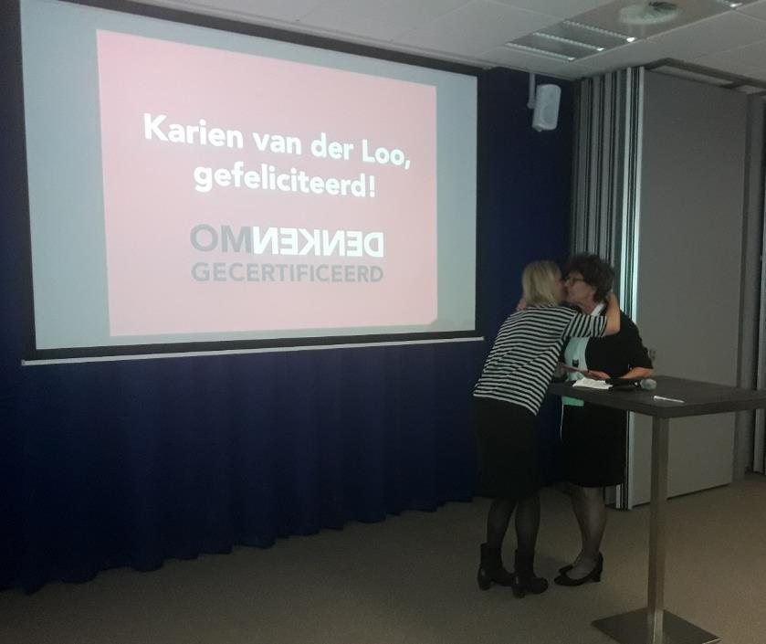 Karien van der Loo is Omdenken gecertificeerd!