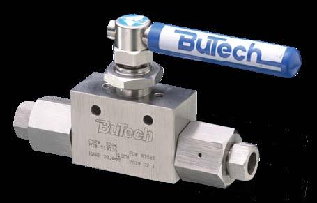 hogedruk ventielen. BuTech ventielen zijn leverbaar in verschillende uitvoeringen en materialen.