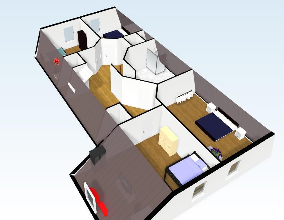 Plattegrond 1 ste