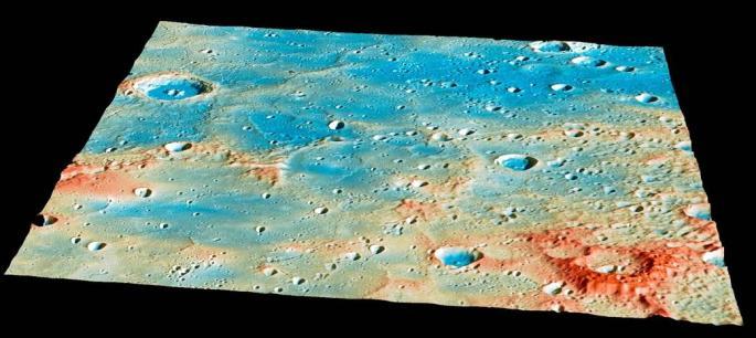 Bijna niet voor te stellen, dat dat mogelijk is op een planeet met een verzengende hitte. aller waarschijnlijkheid een krater veroorzaakt van zo'n 20 meter in doorsnede.