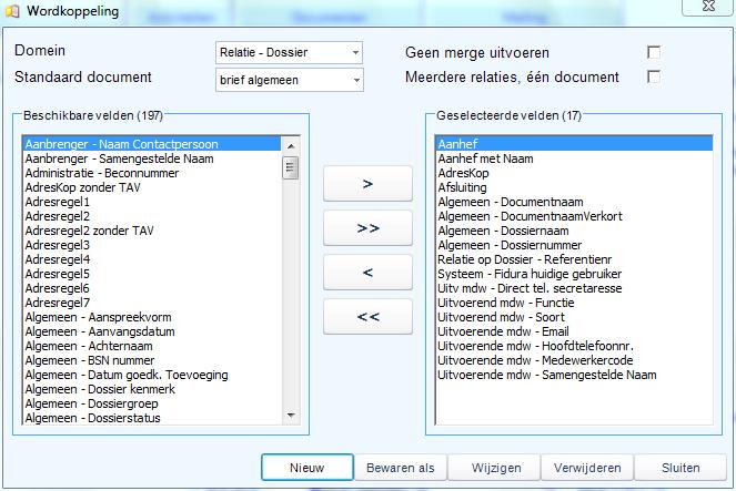 1.9.2. Standaarddocumenten wijzigen U kunt een standaarddocument of sjabloon wijzigen. Werkwijze: 1. Kies in de menubalk voor de menuoptie Onderhoud en kies daarna voor Standaarddocumenten.