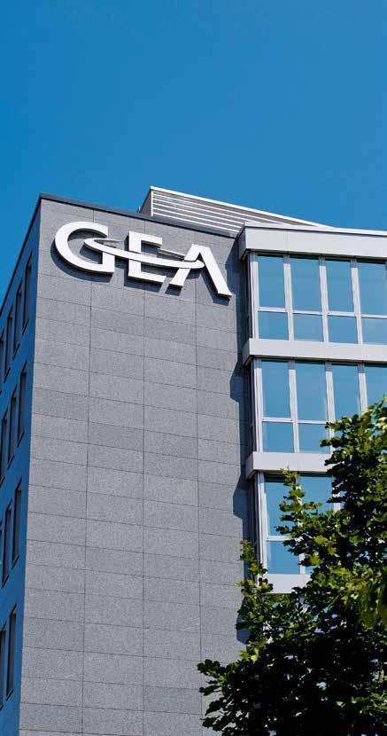 Ons bedrijf GEA is één van de grootste leveranciers van procestechnologie voor de voedingsmiddelenindustrie en een groot aantal andere industrieën.