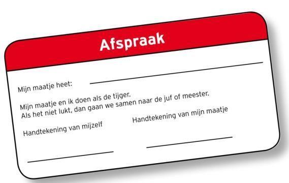 Jij en je klasgenoot waarmee je ruzie hebt, vertellen elk hun eigen verhaal. Je onderbreekt elkaar niet. Je meester of juf moet namelijk goed begrijpen wat er aan de hand is.