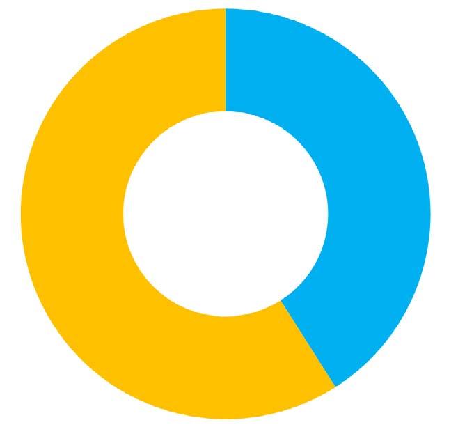 2.12. Personeelsbestand Man/Vrouw Vrouw 131 Totaal 222 Man 91 Taalrol