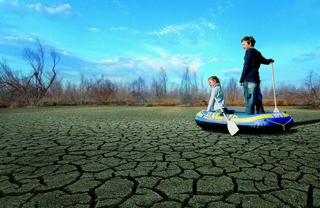 Verdroging natuur door