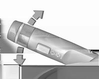 De groene controlelamp l brandt continu wanneer de functie geactiveerd is; de blauwe lamp 7 brandt wanneer het grootlicht automatisch wordt ingeschakeld. Uitschakelen Druk eenmaal op de keuzehendel.