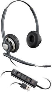 Geïntegreerde knoppen voor beantwoording/beëindiging van oproepen en volume-/muteregeling Plantronics Blackwire 700-serie Geïntegreerde knoppen voor