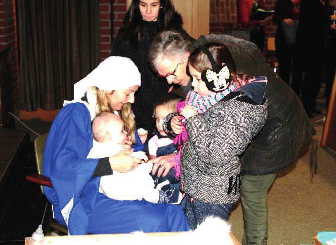 Kerst in beide kerken weer een heel bijzonder gebeuren.