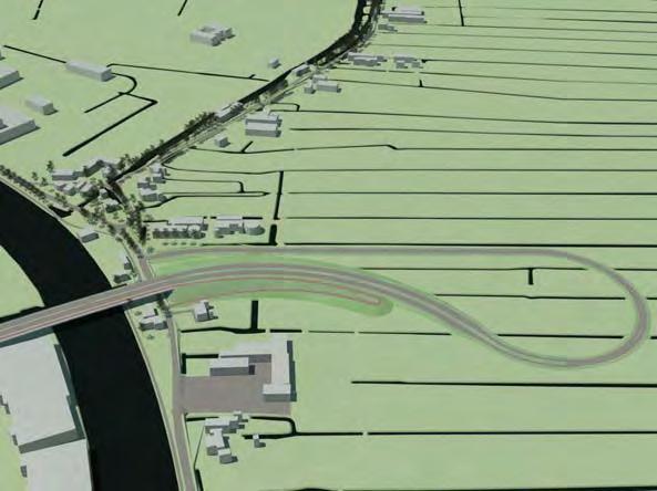 Auto Maximabrug AU14 Maximabrug B: Omschrijving van het project / context De nieuwe brug moet de bereikbaarheid van het bedrijventerrein Hoogewaard in Koudekerk a/d Rijn verbeteren en de