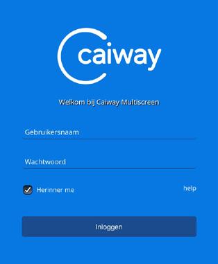 Installeer de Caiway app en log in. 1. Ga op uw Android smartphone of tablet naar de Play Store en zoek op Caiway. Er zijn twee apps beschikbaar: Caiway TV (phone), voor uw Android smartphone.