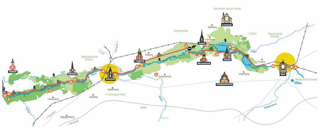 Figuur 7.. Demervallei en Laak 2030, impressie in kader van het strategisch project,, 2016 4.