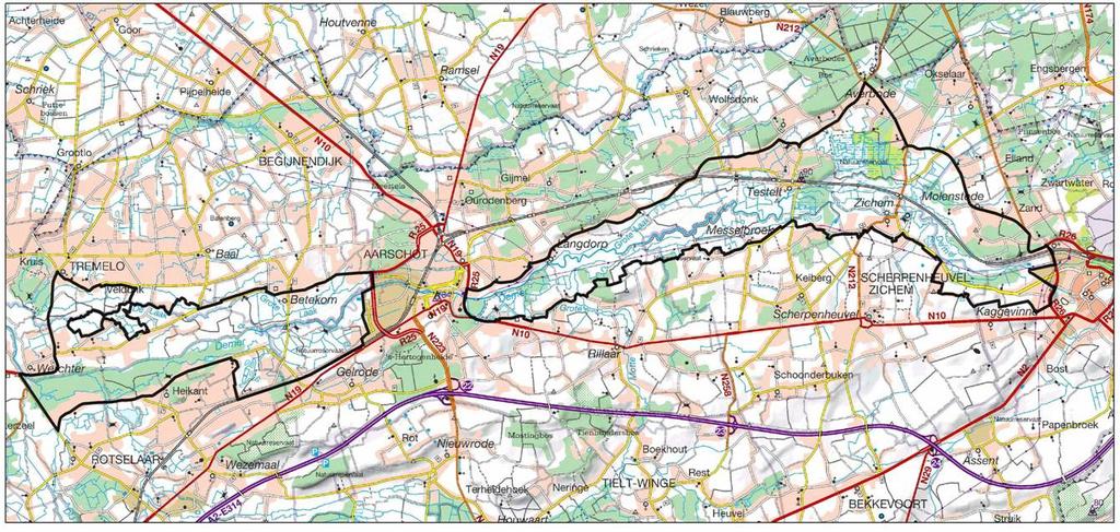 1. Inleiding Provincie Vlaams-Brabant Gemeenten Aarschot, Begijnendijk, Diest, Rotselaar, Scherpenheuvel-Zichem, Tremelo 1.1 Aanleiding tot opmaak onderzoek tot milieueffectrapportage Figuur 1.