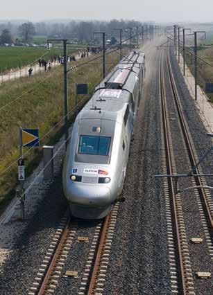 Frankrijk _ `P(,Y \ 22790 Hogesnelheidstrein TGV Duplex V 150 Voorbeeld: Hogesnelheidstrein TGV Duplex V 150 (train à grande vitesse) van de Franse spoorwegen (SNCF), in de uitvoering en