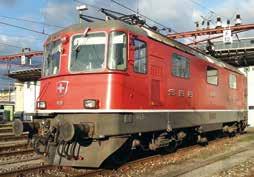 Zwitserland e%msy\ 16881 Elektrische locomotief serie Re 4/4 II Voorbeeld: Elektrische locomotief 11131 (Re 4/4 II) van de Schweizerische Bundesbahn (SBB).