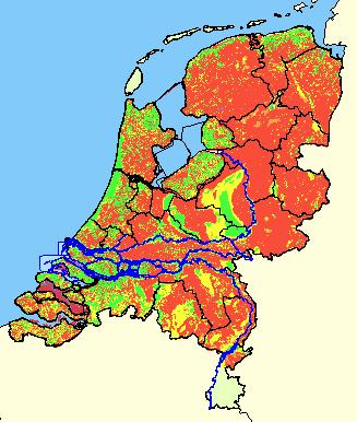 droog zijn. Bodem en vegetatie zijn in deze gebieden afhankelijk van hangwater, niet van de grondwaterstand.