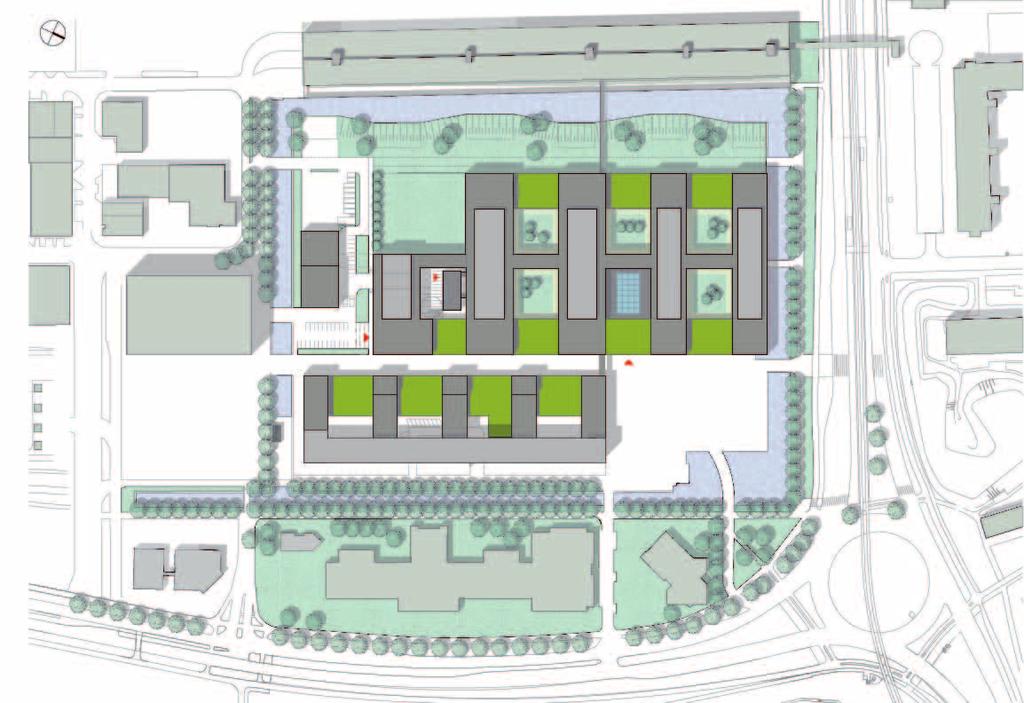 3 Zorgboulevard Rotterdam 3 04 Legenda situatie 01 Maasstad Ziekenhuuis 02 Medimall 03 Parkeergerage 04 Station