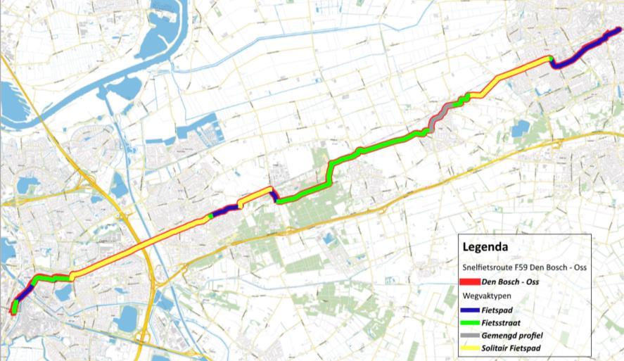 voorrang) 2 fietspad 4,1 Tegels 0,00 Kruising met fietspad (fietsroute in voorrang) 4 Solitair bromfietspad 0 Klinkers 1,3