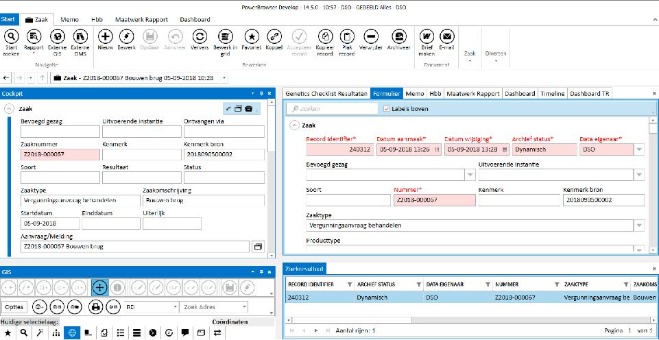 Nieuw De informatie uit de aanvraag wordt via STAM v0.