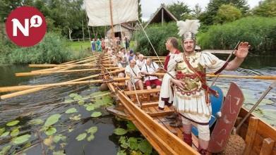 Ook worden daarbij allerlei educatieve spellen gedaan met o.a. uitleg over de galei en de Romeinse Limes, de noordgrens van het Romeinse rijk, die langs onze gemeente loopt.