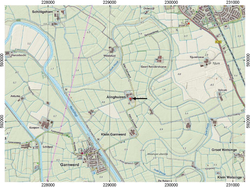 Klein Garnwerd 4 (Alinghuizen) te Winsum, gemeente Winsum Een Archeologisch Bureauonderzoek Planvoornemen In opdracht van Hollema Bouw B.V., vertegenwoordigd door de heer F.