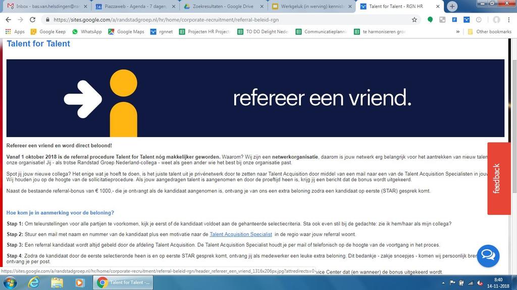 Oplossing 3: Referral regeling voor