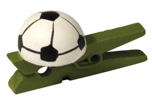 Stockverkoop 2019 29 HOUTEN KNIJPER VOETBAL 3 cm, zak van 8 stuks M8735200 8 HOUTEN