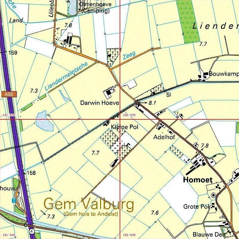 4. PLAATS VAN DE VOORGENOMEN ACTIVITEIT De locatie betreft Adelhofstraat 2 te Homoet. Het bedrijf ligt in de gemeente Overbetuwe.