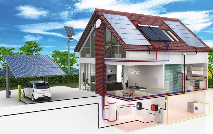 22 SOLVIS VERWARMINGSSYSTEMEN SolvisPV2Heat SolvisPV2Heat Warmtewinning uit omzetting van overtollige stroom van zonnepanelen Uw elektrische installatie met zonnepanelen produceert meer stroom dan u