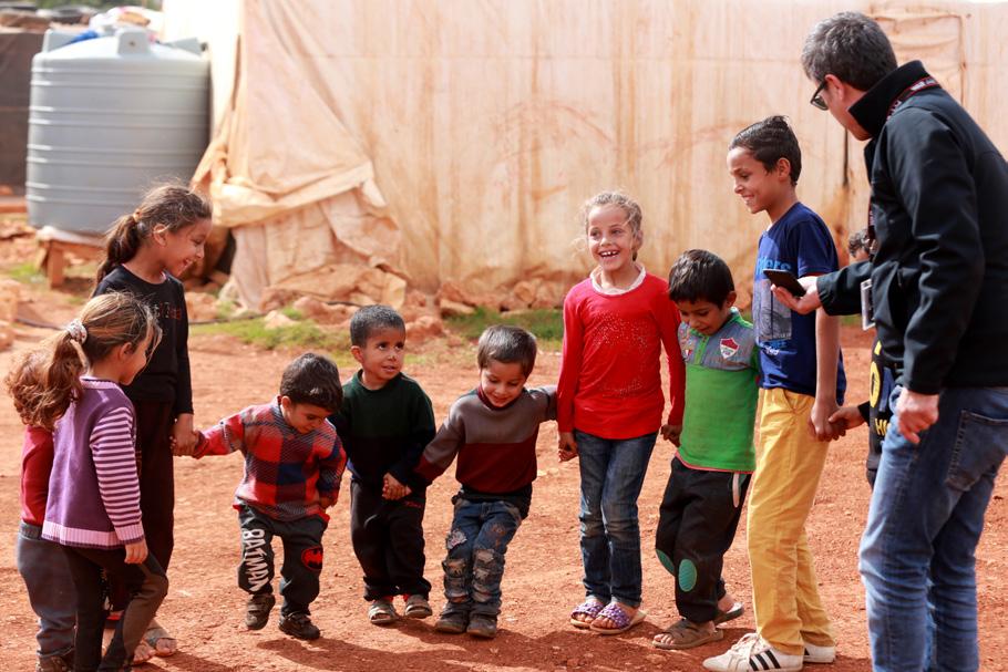 Syriërs naar Libanon gevlucht. Het leven van de vluchtelingen is erg zwaar.