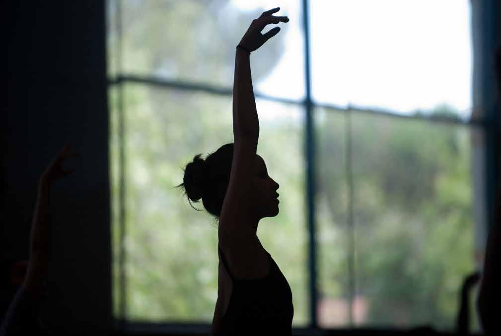 passie: ballet. Als ze danste, drukte ze zich altijd met haar lichaam uit: haar vloeiende bewegingen, de expressie die ze in haar dans legde.