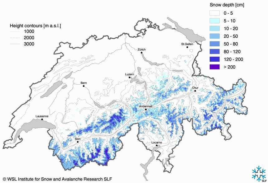Rijn bron: RWS-WD Sneeuw De grote hoeveelheid sneeuw die in de afgelopen winter in de Alpen is gevallen, is in de afgelopen maanden geleidelijk gesmolten.