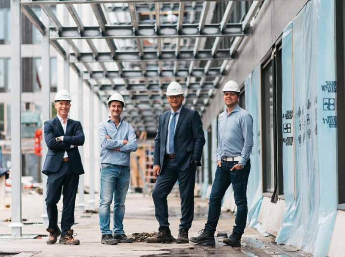 foto linkerpagina: De uponor minitec vloerverwarming wordt geïnstalleerd in de appartementen Project in ontwikkeling HET BEGIN Voor het begin van dit project moeten we een stukje terug in de tijd.