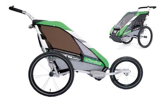 Chariot Carrier CSL Met z n 8,4 kg is de Chariot CSL de lichtste fietskar in fietskarland.