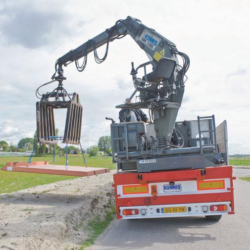 Deze combinaties zijn zeer geschikt voor het vervoeren van bouwmaterialen van de fabriek naar de groothandel of de bouwplaats.