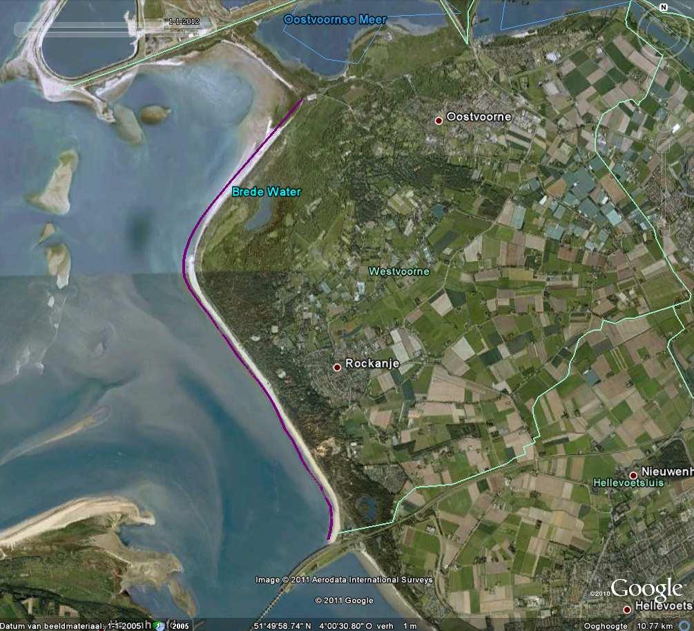 3. Kust van Voorne Sinds 1990 kustbeleid Dynamisch Handhaven 1.