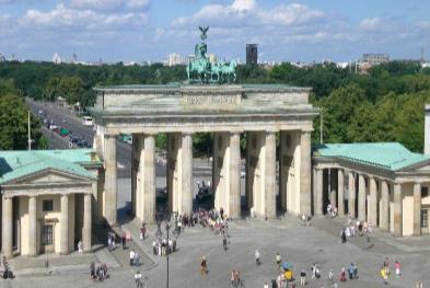 Nu is de Brandenburger Tor prachtig gerestaureerd, samen met de aangrenzende Pariser Platz.