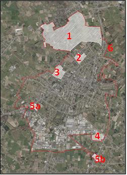 1. PRUP Averegten 2. PRUP Kerselaarlaan 3. PRUP Het Spek 4. PRUP Langveld (oost) 5. a PRUP Kleinhandelsconcentra tie N10 deelplan Fabiolakruispunt 5.