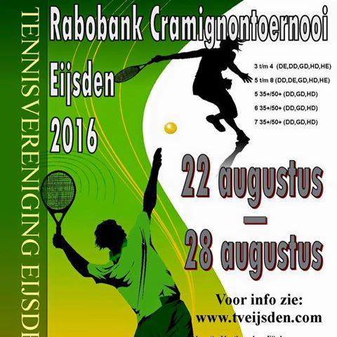 Cramignon toernooi succesvolle editie 2016 Aantal deelnemers 2016-139 (2015-169,