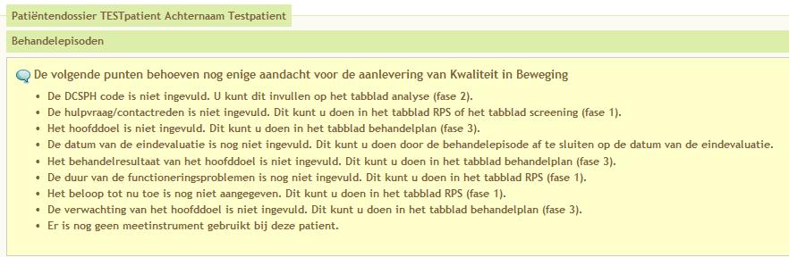 Dit kunt u doen door op een kop te klikken (zie Figuur 8). Figuur 8 Filteren Wanneer u op de groene pijl klikt, komt u in het desbetreffende dossier.