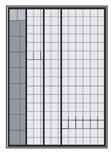 verschuifbare panelen en 2 vaste PB-MP S-2001 400/3A PB-MP S-2001 400/3B Kast met 3 verschuifbare panelen en