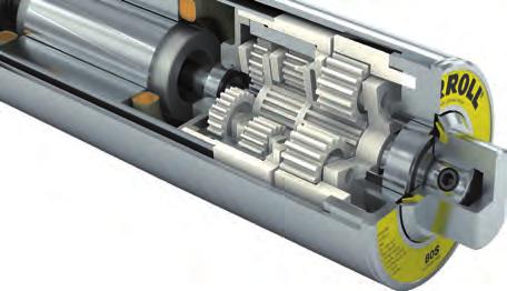 INTERROLL- TROMMELMOTOR 80S Compacte aandrijving voor kleine transportinstallaties voor lichte lasten Asynchrone standaardtroelmotoren 80S Standaardafmetingen Afmetingen 18 46 AGL = SL + 56 20 EL =