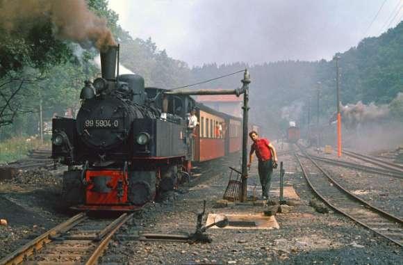 1938, die een grootscheepse verbouwing van Utrecht CS met zich meebrengt, sneuvelt ook de mechanische beveiliging. Foto: George Grigs, Rail Archive Stephenson.