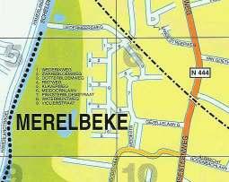Merelbeke - BIN HEIWIJK Straten: Anemonenstraat Bosdreef Bremweg Fraterstraat (huisnrs 53 tem 208) Ginstdreef Grasklokjesweg