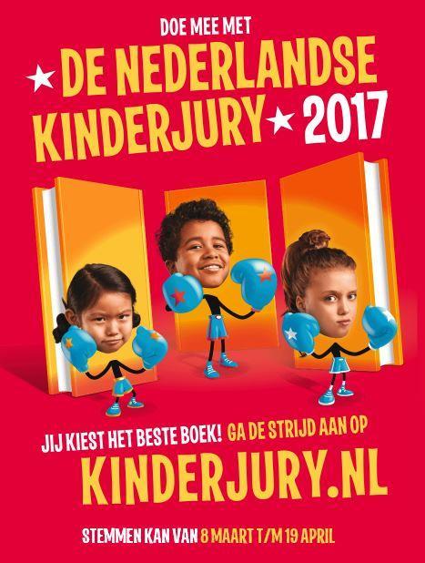kind mag stemmen op maximaal drie boeken. De boeken moeten in 2016 zijn verschenen. De uitreiking van de Prijs van de Nederlandse Kinderjury 2017 is op 11 juni op de Kinderboekenparade.